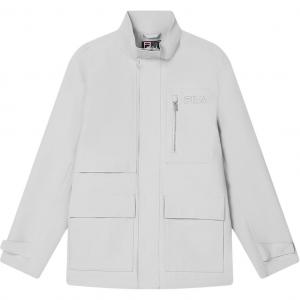 Стеганая куртка мужская пряжа Fog Grey Fila, цвет Fog yarn gray