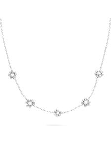 s.Oliver Жемчужное цветочное колье из серебра