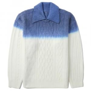 ADER ERROR Кардиган женский с лацканами, вязаный, умеренной длины, цвет ecru