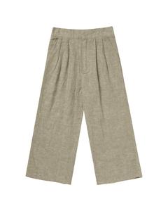Брюки Rylee & Cru Brooklyn из льняной смеси Rylee + Cru, зеленый