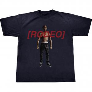 Футболка унисекс FW25 RODEO 10 YEARS ACTION FIGURE TEE Travis Scott, черный