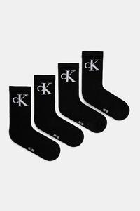 Носки 4 пары Calvin Klein Jeans, черный