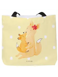 Шоппер Mr. & Mrs. Panda, желтый пастельный