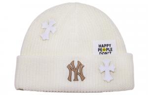 Шапка-бини унисекс MLB, белый