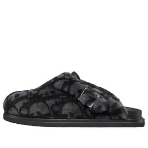 Мюли Dior Aqua 'Oblique Shearling Grey'