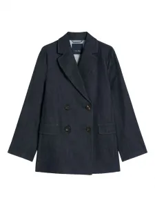 Двубортный джинсовый пиджак Sara 'S Max Mara, синий