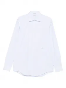 Полосатая рубашка с длинными рукавами Massimo Alba, белый