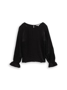 Блуза TOM TAILOR DENIM, черный