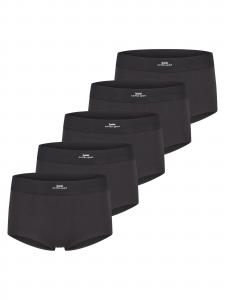 SPEIDEL Трусы Boyshorts 'Cotton Sport' в черном цвете