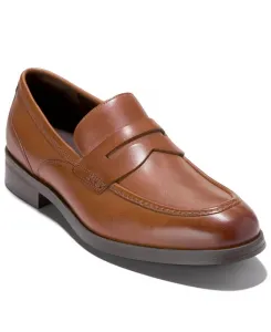 Мужские лоферы Newmark Grand Penny с круглым носком Cole Haan, коричневый