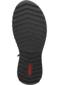 Зимние женские ботинки Rieker на шнуровке, зеленый