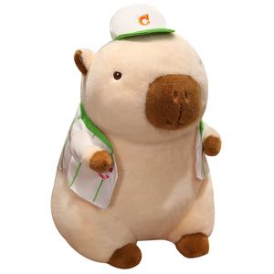 Tranquility and elegance Плюшевая игрушка капибара розовая, высота 38см/48см/58см/70см/110см