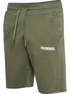 Короткие шорты "Hmllegacy" зеленого цвета Hummel