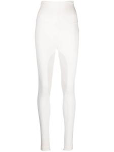 Легинсы с завышенной талией Philipp Plein, белый