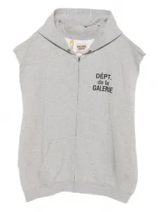 Худи без рукавов с логотипом GALLERY DEPT., серый