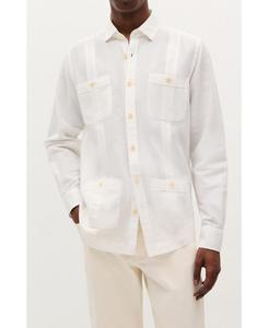 Мужская льняная рубашка Nante G Scalpers, Off white