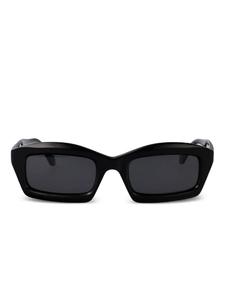 Солнцезащитные очки Azzedine в прямоугольной оправе Alaïa, черный