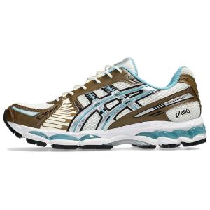 ASICS Кроссовки GEL Kayano 12.1 с низким верхом, устойчивые к истиранию, унисекс, сине-коричневые