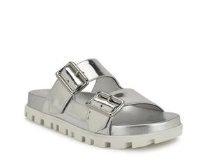 Сандалии Nine West Timma Sandal, серебристый металлик