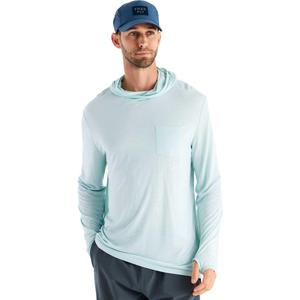 Мужская легкая толстовка с капюшоном из бамбука Free Fly, Glacier