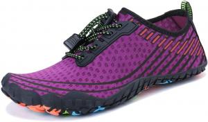 Обувь для воды MAYZERO для мужчин и женщин, для плавания и серфинга, пляжная и для бассейна, с широким носком, для походов, акваобувь, зимние домашние тапочки, фиолетовый