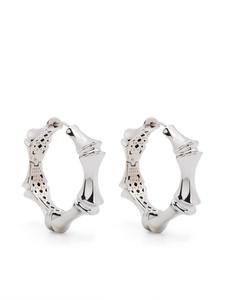 БОЛЬШИЕ СЕРЬГИ-КОЛЬЦА ИЗ БАМБУ Eddie Borgo, серебряный