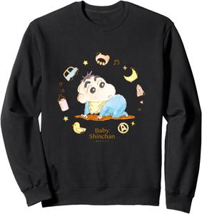 Карандаш Шин-чан Малыш Шин-чан Да Толстовка Crayon Shinchan, черный