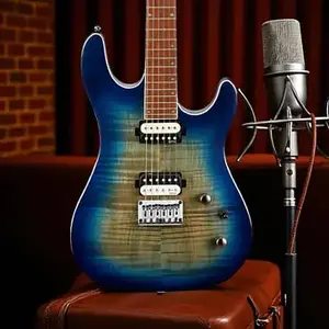 Cort KX Series 6-струнная гитара с открытыми порами, цвет Cobalt Burst