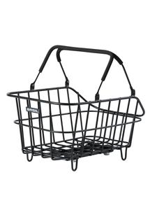 BASIL Задняя корзина "Cento Aluminium MIK" черного цвета