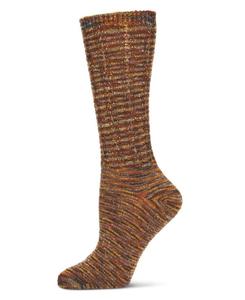Женские разноцветные уютные носки Spacedye Cozy Crew Sock MeMoi, Rust