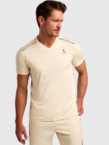 Nordicdots Футболка Performance V-Tee в светло-желтом цвете