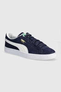 Замшевые кроссовки Suede Classic Puma, темно-синий