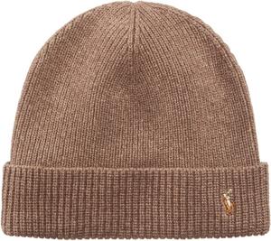 Шапка POLO RALPH LAUREN Men's Signature Cuff Hat, Honey Brown Heather