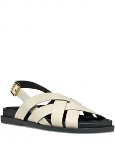 Сандалии Adelash с ремешком на пятке Geox, белый