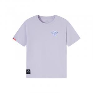 Женская летняя футболка Kappa фиолетовая