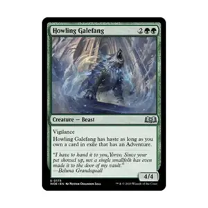 CCG Воющий Злой Клык (U), MTG - Wilds of Eldraine