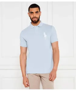 Футболка поло Slim fit Polo Ralph Lauren, синий