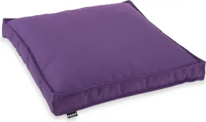 Подушка для сиденья HOCK Classic Uni Outdoor - 50x50x5 см. Подушка для стула для улицы - обивка, устойчивая к атмосферным воздействиям, фиолетовая, ультрафиолетовая.