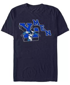 Футболка мужская X-Men Wolverine Collegiate с коротким рукавом Fifth Sun, синий
