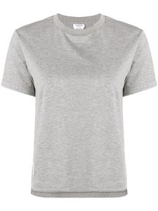 Свободная футболка джерси с короткими рукавами Thom Browne, серый