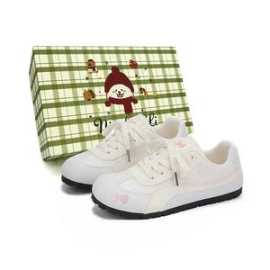 Nicolas.Li . Низкие повседневные туфли женские, белые, розовые