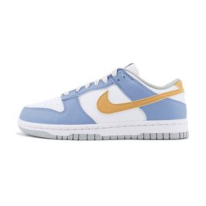 Nike Кроссовки для скейтбординга Dunk Retor'Grey Fog' износостойкие, низкие, унисекс, сине-желтые