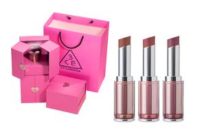 Мягкий матовый тюбик 3 упаковки набор макияжа легко растушевывается матовый 3CE