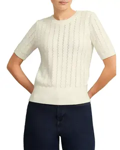 Вязаный топ Calla Hobbs London, белый