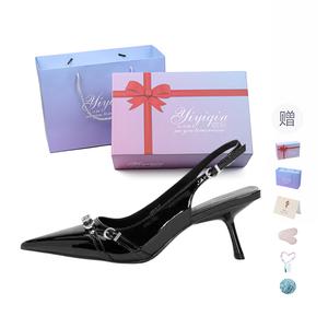 Take the Qin Тонкие каблуки на шпильке для женщин черные [в коробке] (с подарком), цвет Black[Box Included](Gift Included)