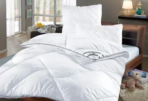 Вентилятор. Комфортная подушка из микрофибры "Climacontrol II с хлопковым чехлом" F.a.n. Schlafkomfort 40х80 см, белый