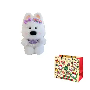 Fat Fat Dragon Плюшевая игрушка маленькая собака из коллекции West Highland White Terrier, плюшевая кукла, высота 30см