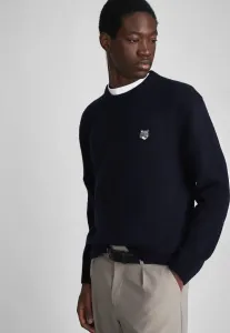 Комфортный джемпер fox head Maison Kitsuné, Classic Navy