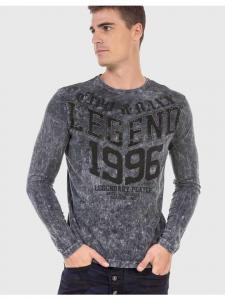 Функциональный лонгслив Cipo & Baxx, цвет anthracite