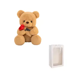 Beerus Милый плюшевый мишка Rose Bear, высота 25см/35см/45см